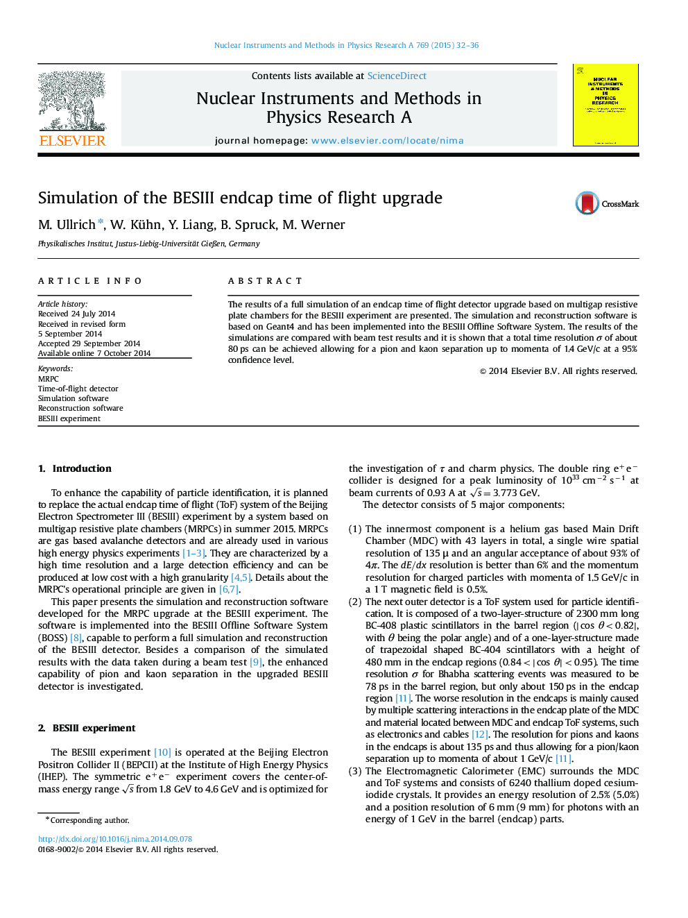 Simulation of the BESIII endcap time of flight upgrade