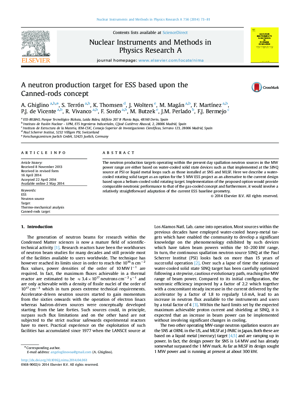 A neutron production target for ESS based upon the Canned-rods concept