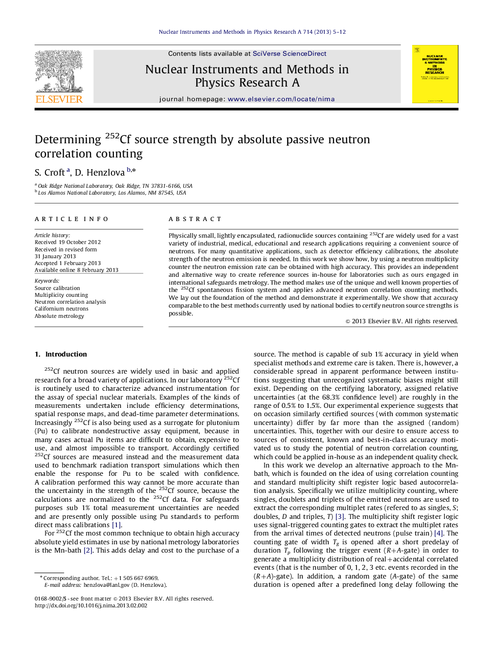 Determining 252Cf source strength by absolute passive neutron correlation counting