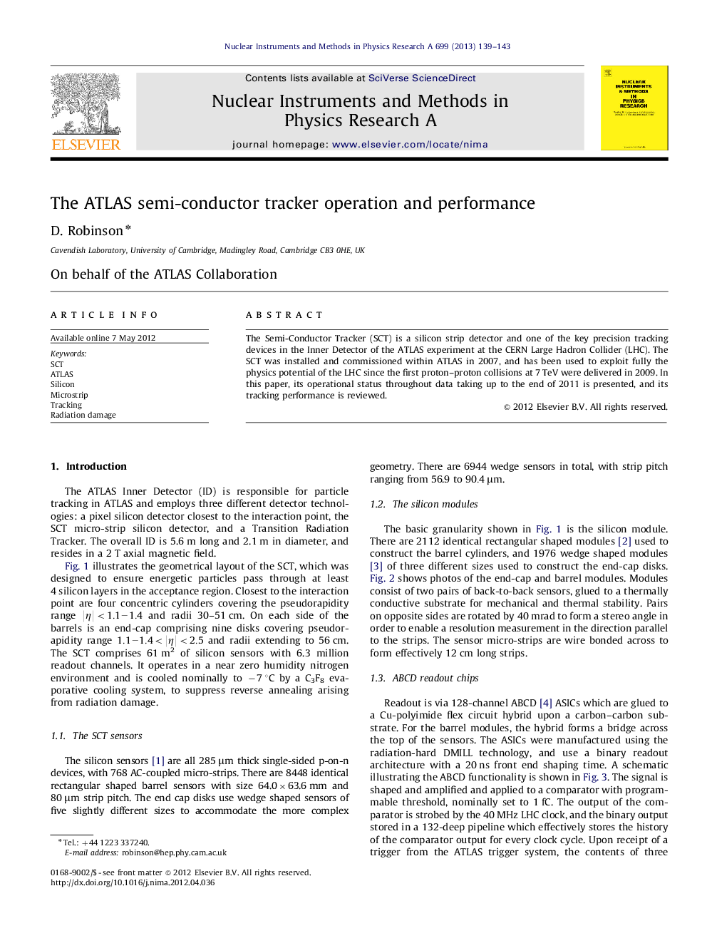 The ATLAS semi-conductor tracker operation and performance