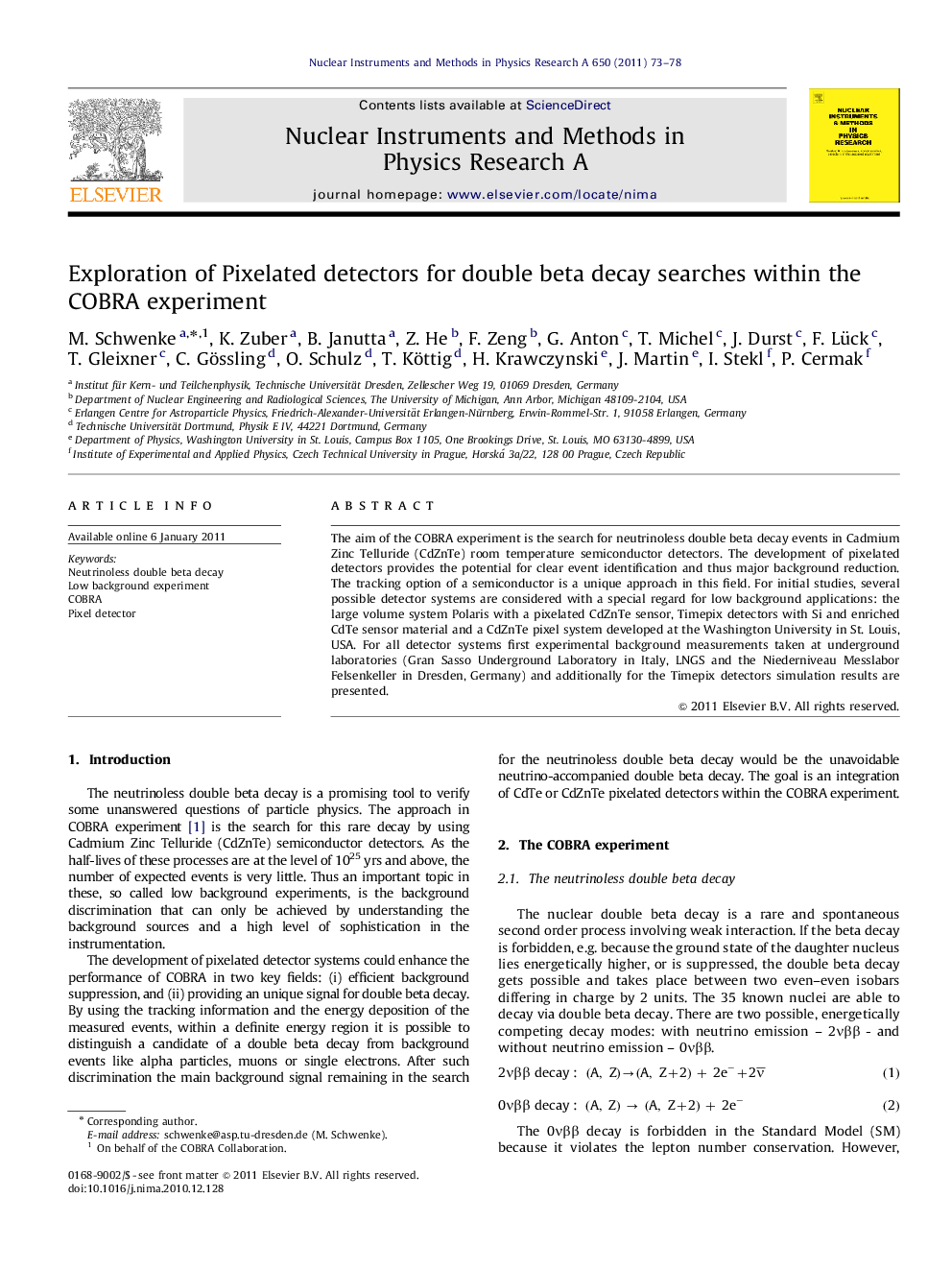 Exploration of Pixelated detectors for double beta decay searches within the COBRA experiment