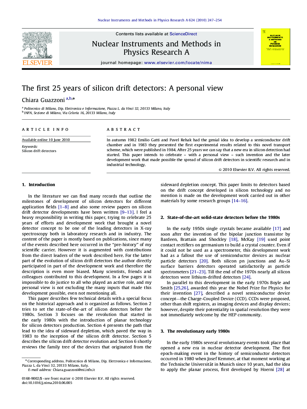 The first 25 years of silicon drift detectors: A personal view