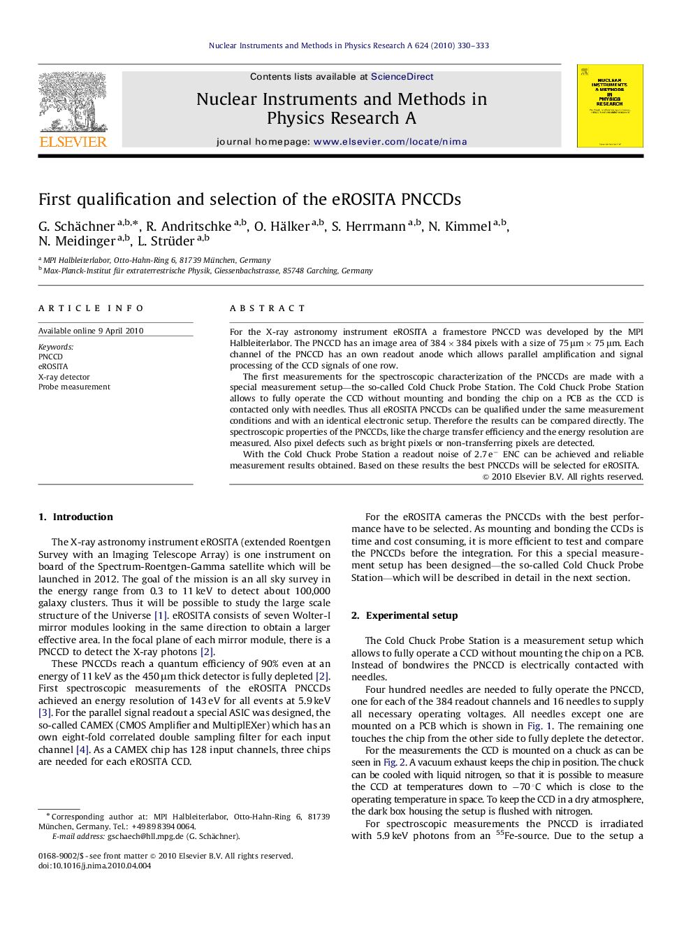 First qualification and selection of the eROSITA PNCCDs