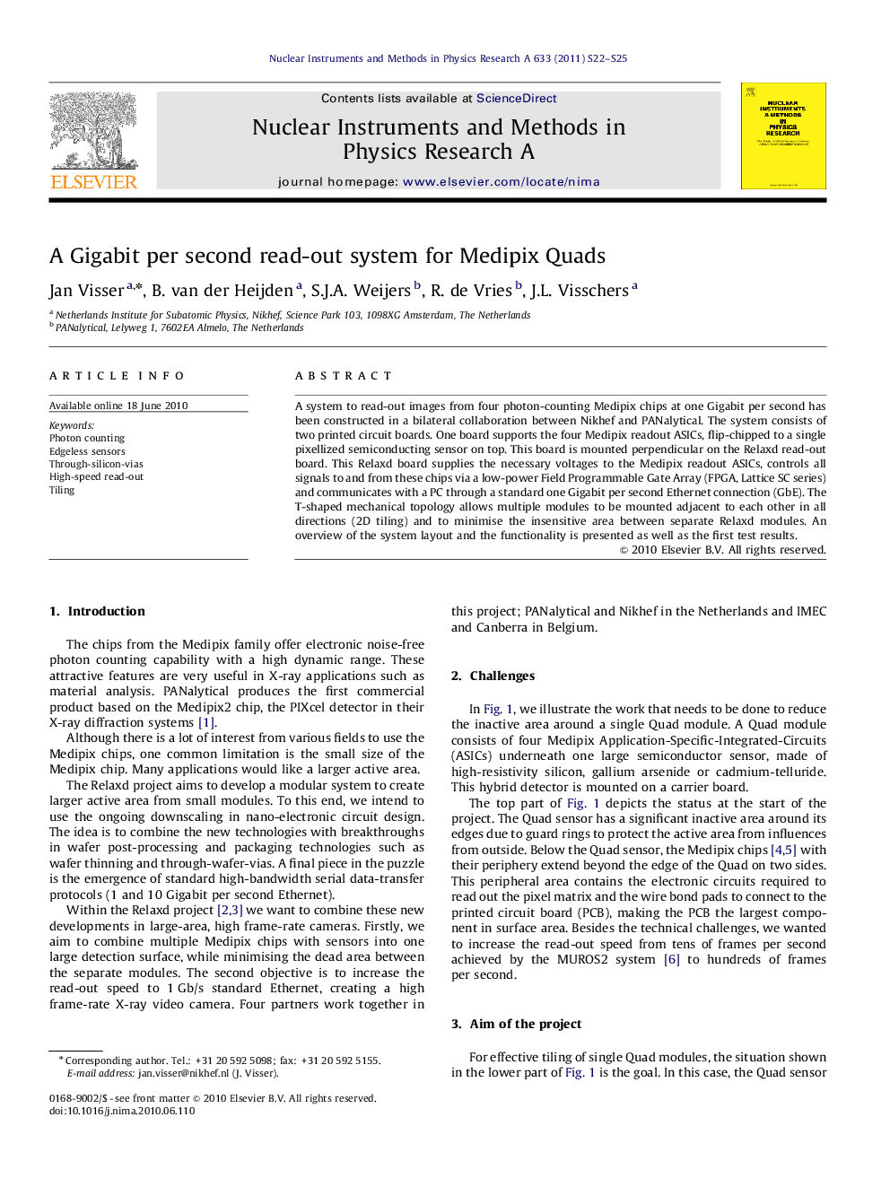 A Gigabit per second read-out system for Medipix Quads