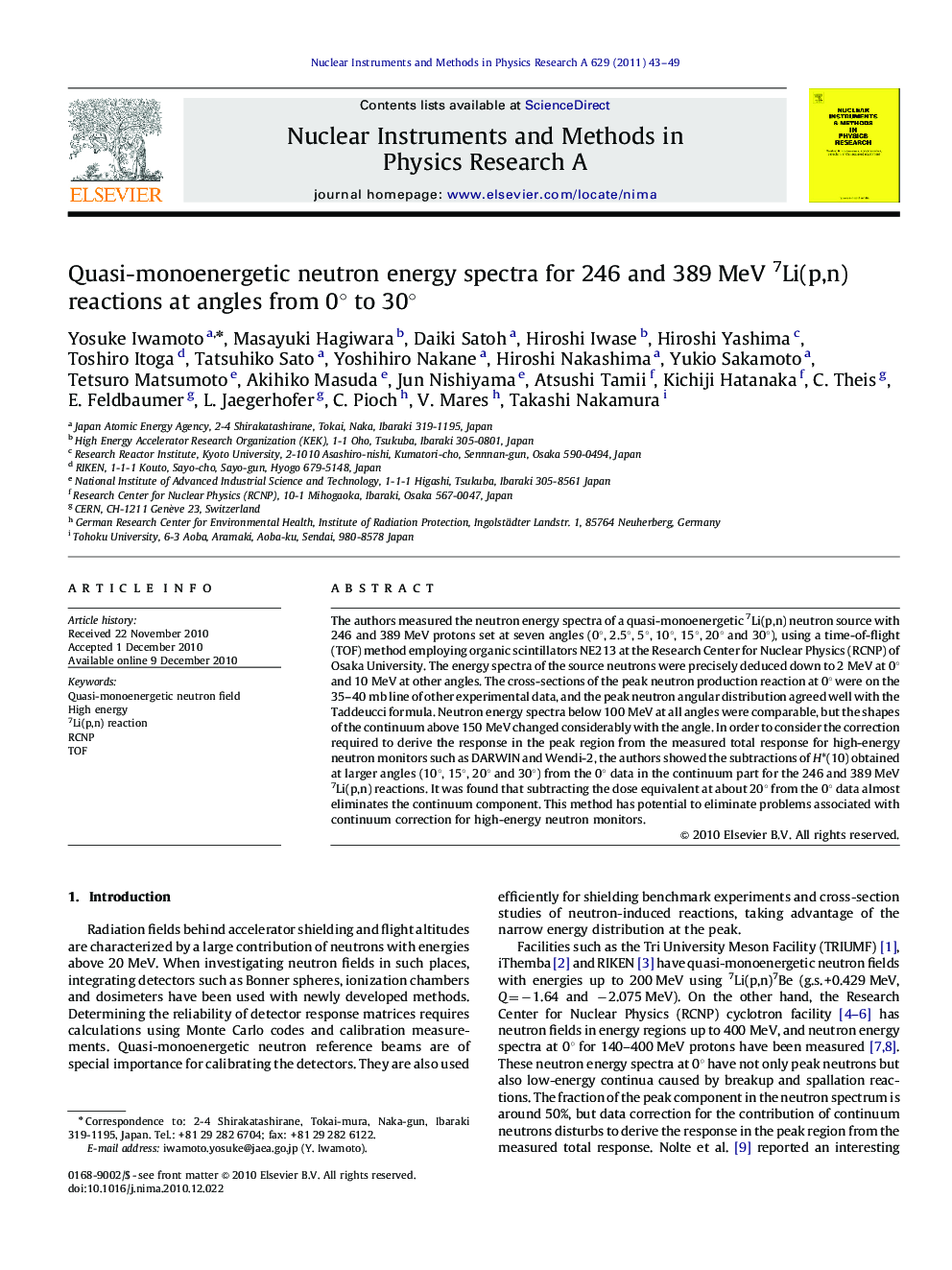 Quasi-monoenergetic neutron energy spectra for 246 and 389 MeV 7Li(p,n) reactions at angles from 0° to 30°