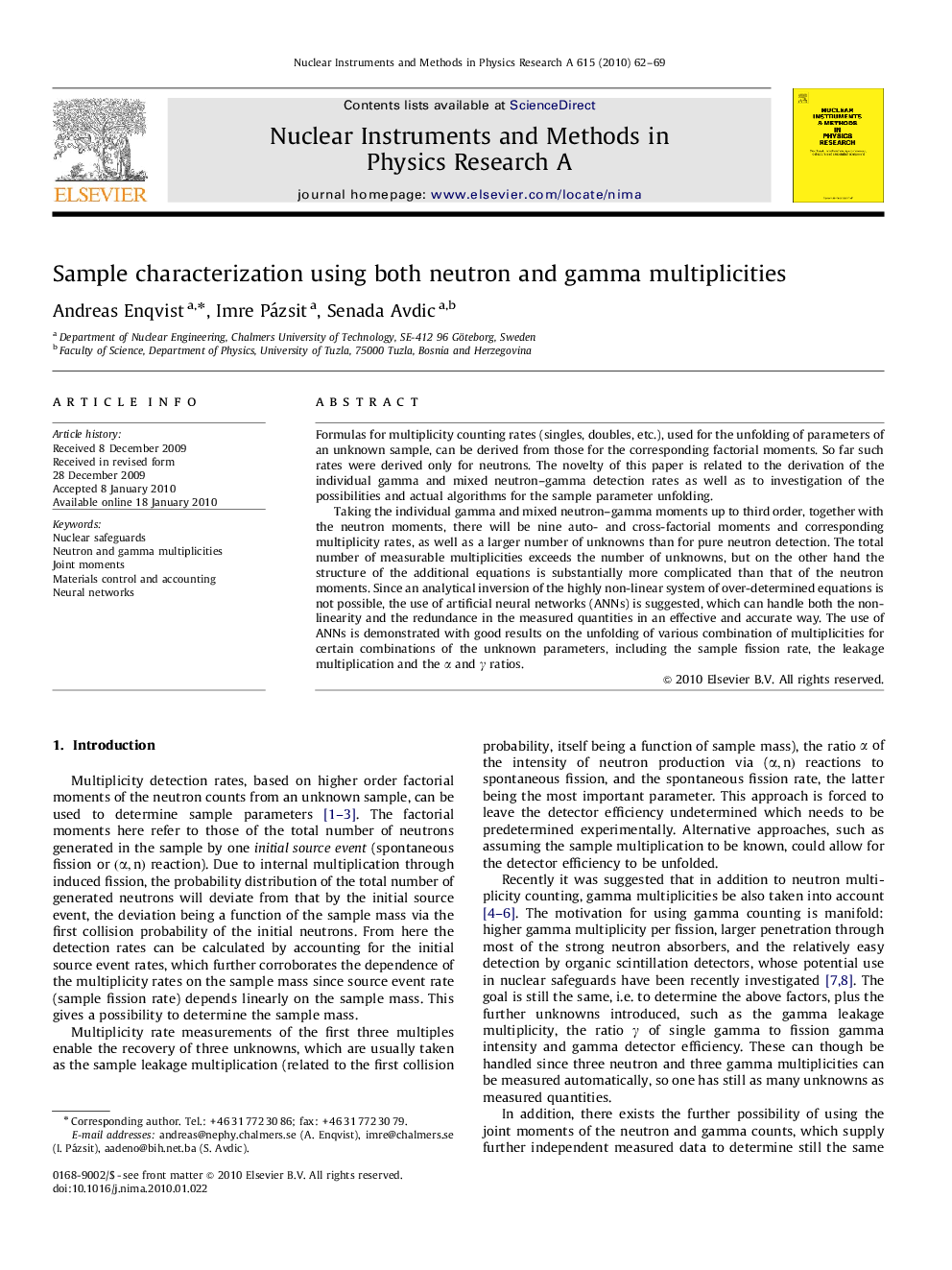 Sample characterization using both neutron and gamma multiplicities