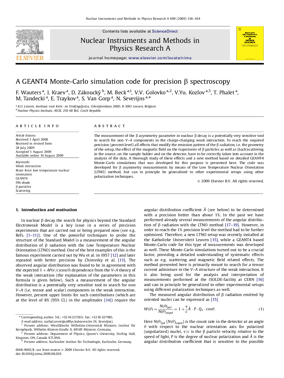 A GEANT4 Monte-Carlo simulation code for precision ββ spectroscopy