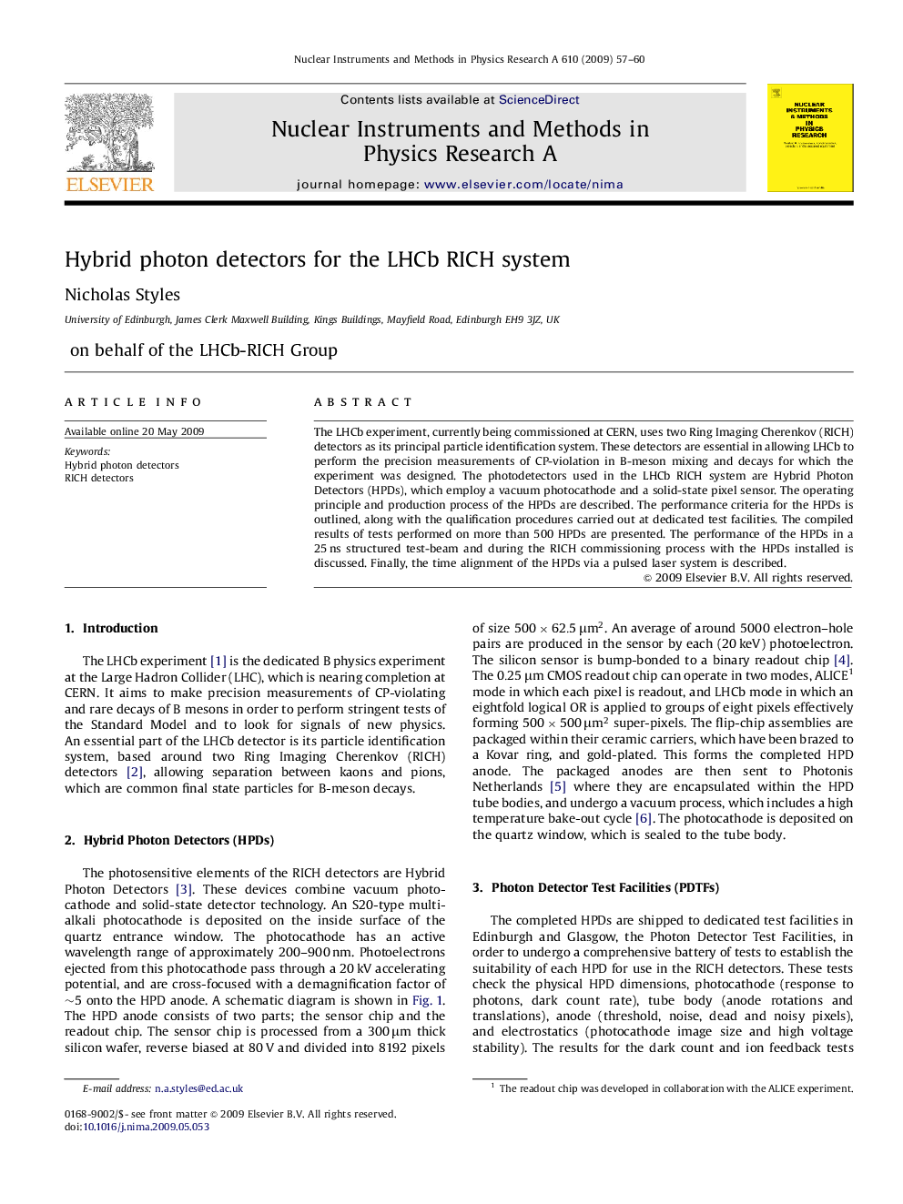 Hybrid photon detectors for the LHCb RICH system