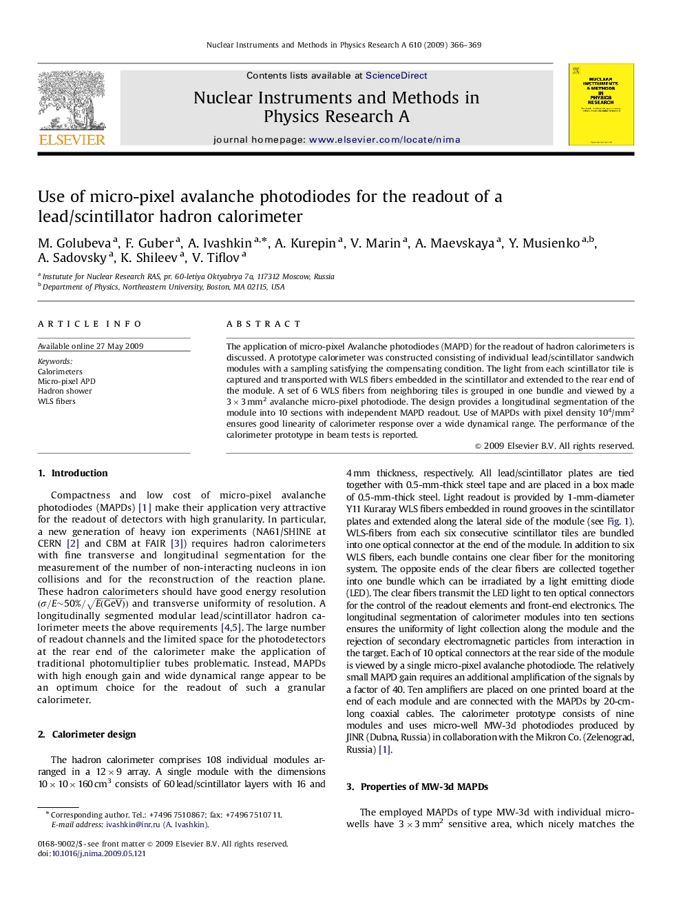 Use of micro-pixel avalanche photodiodes for the readout of a lead/scintillator hadron calorimeter