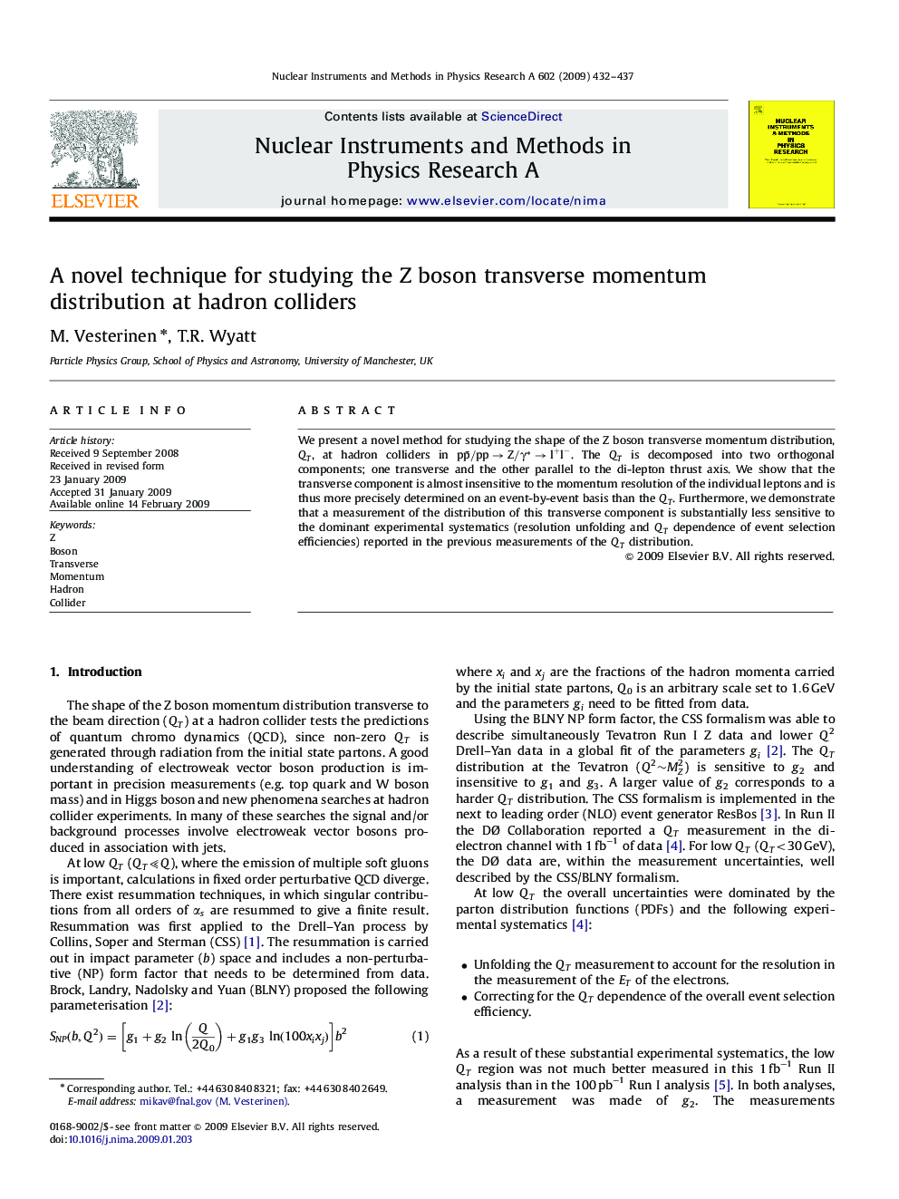 A novel technique for studying the Z boson transverse momentum distribution at hadron colliders