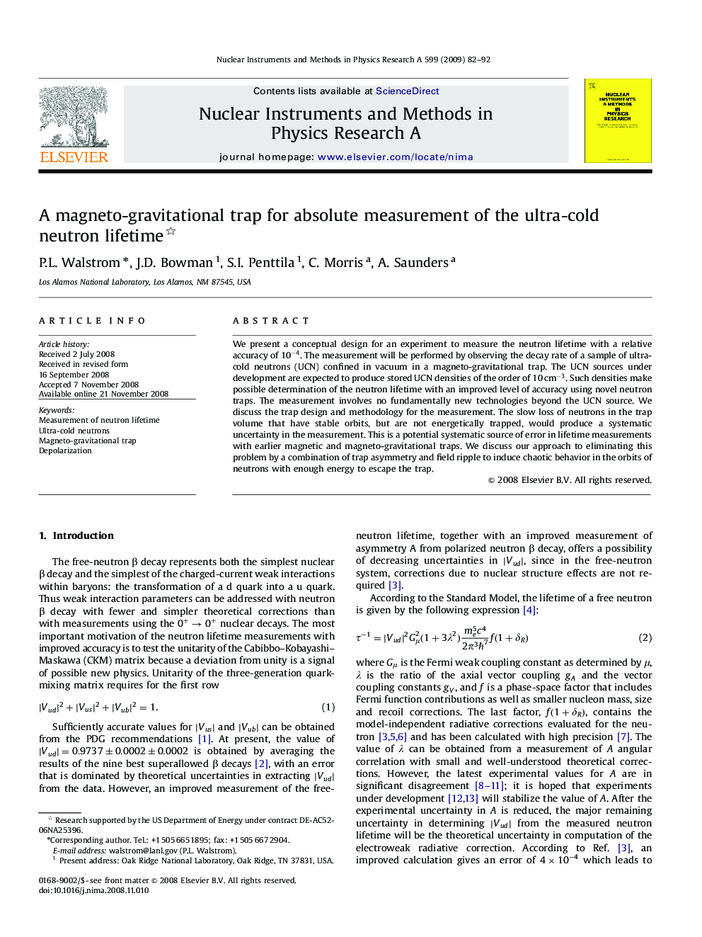 A magneto-gravitational trap for absolute measurement of the ultra-cold neutron lifetime 