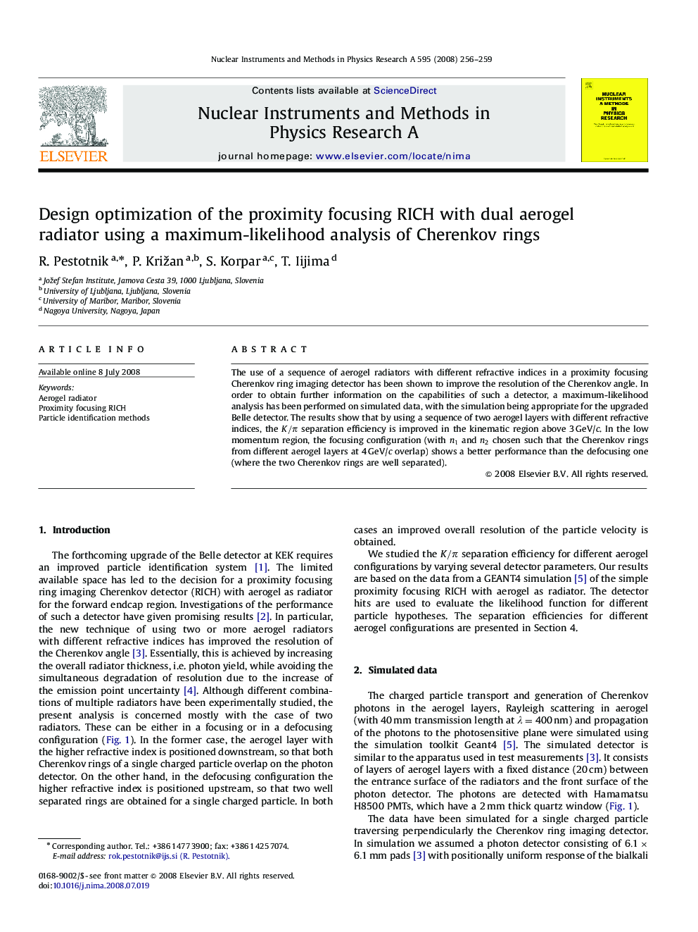 Design optimization of the proximity focusing RICH with dual aerogel radiator using a maximum-likelihood analysis of Cherenkov rings