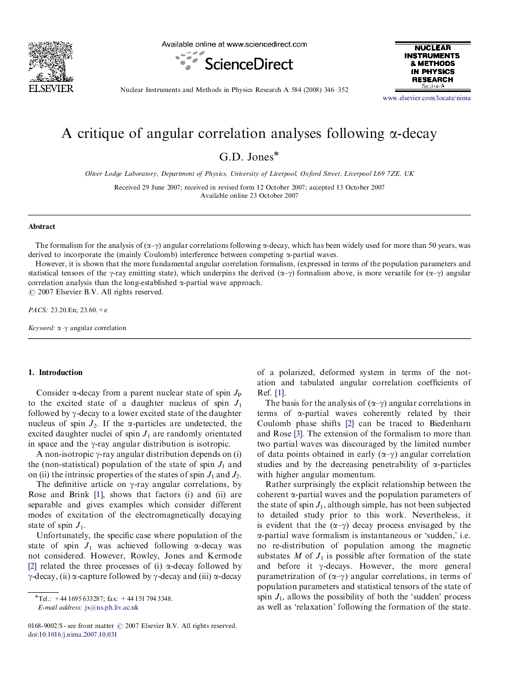 A critique of angular correlation analyses following α-decay