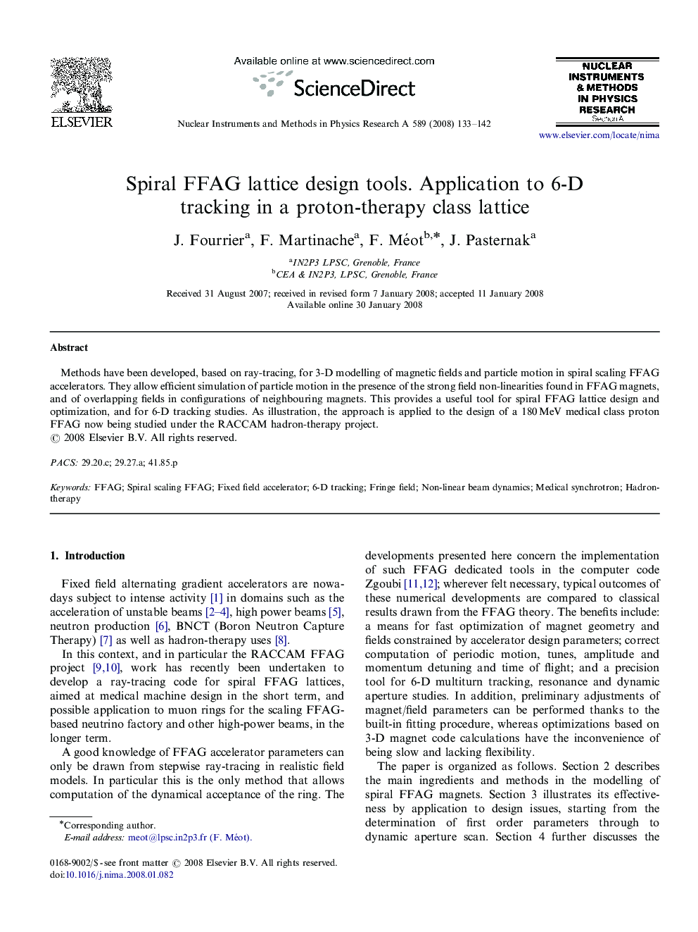 Spiral FFAG lattice design tools. Application to 6-D tracking in a proton-therapy class lattice