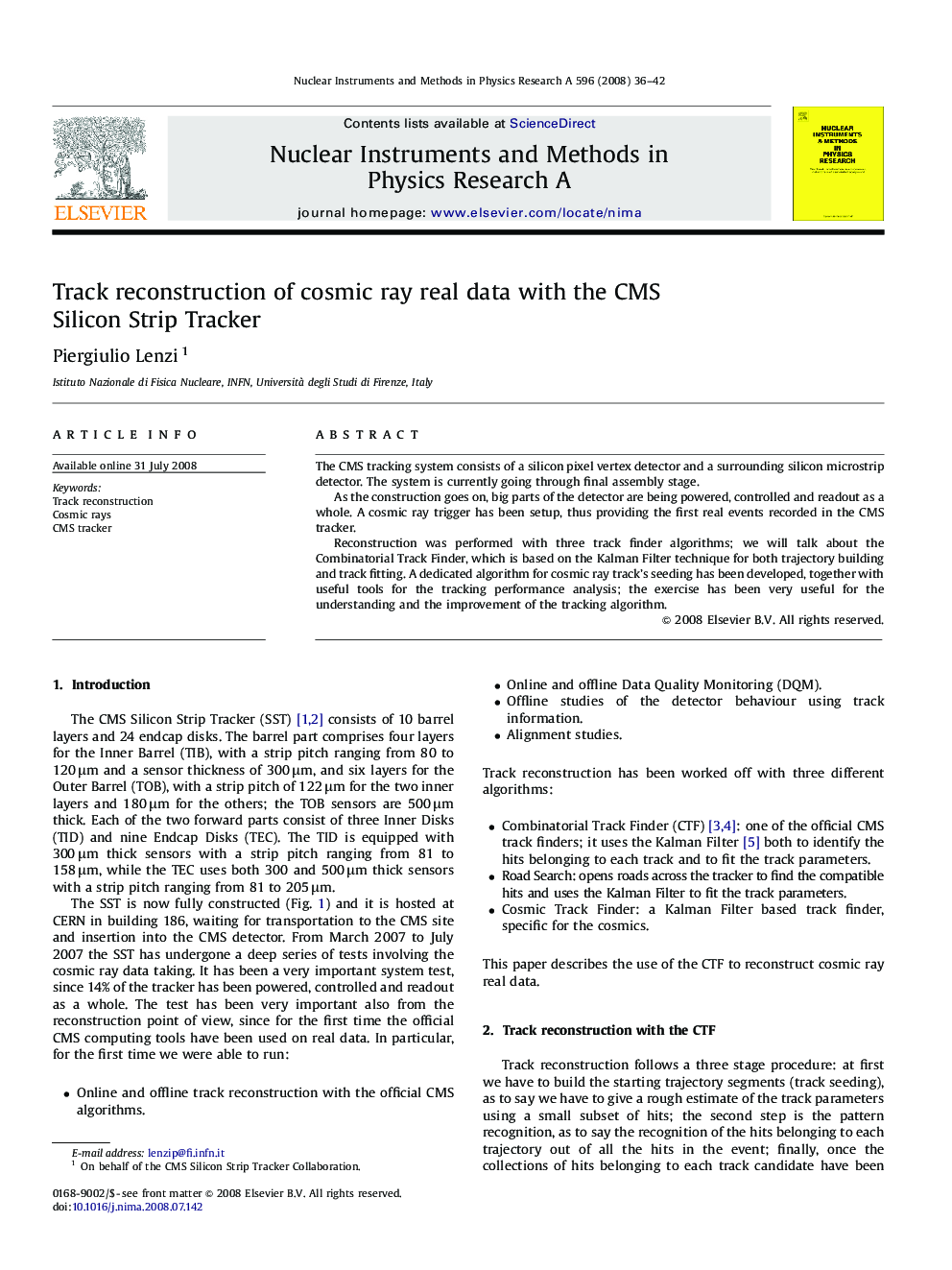 Track reconstruction of cosmic ray real data with the CMS Silicon Strip Tracker