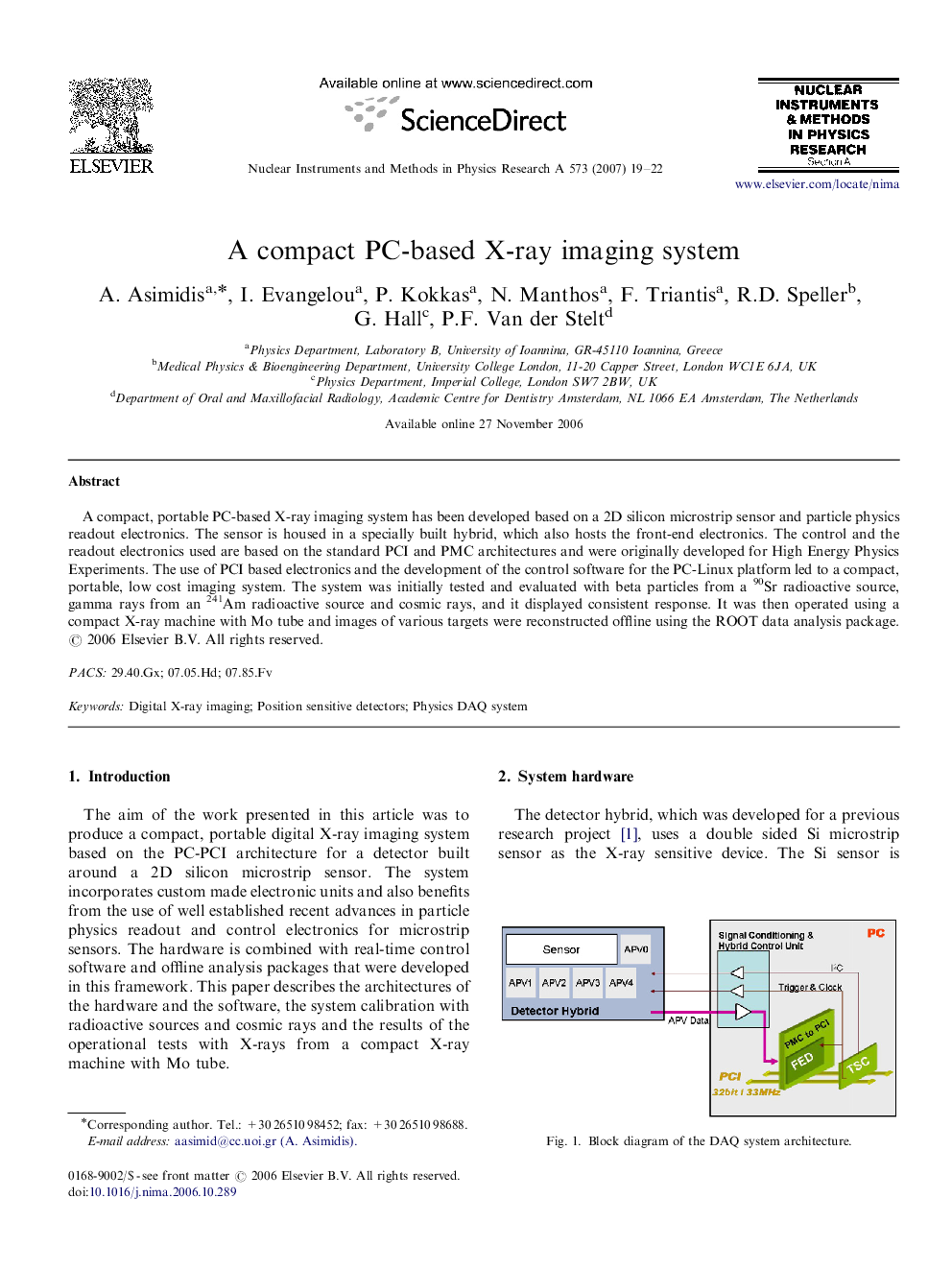 A compact PC-based X-ray imaging system