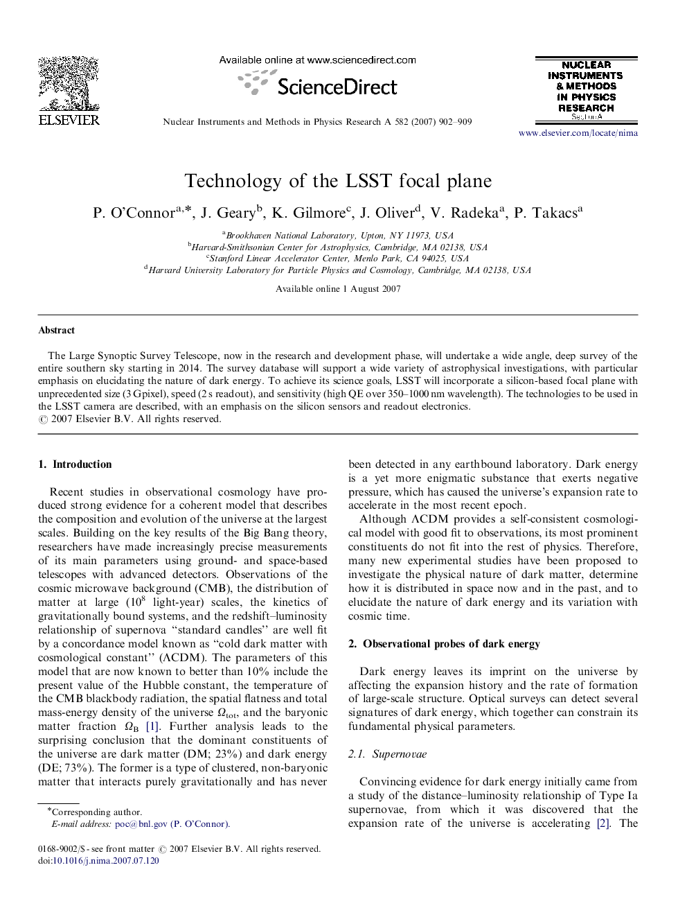 Technology of the LSST focal plane