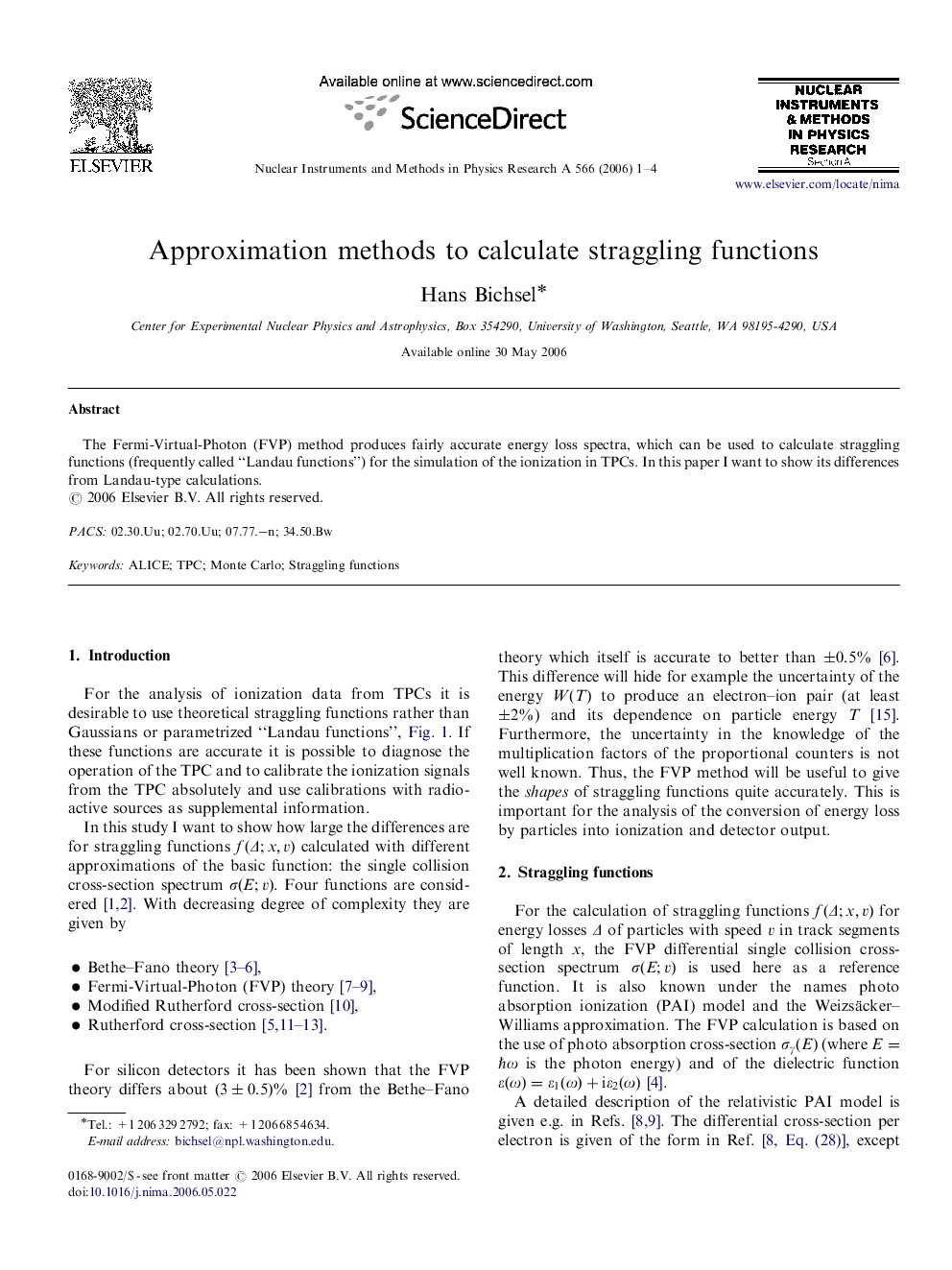 Approximation methods to calculate straggling functions