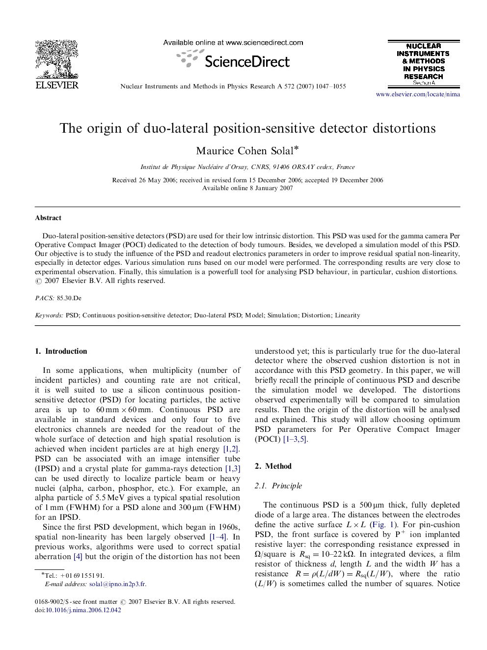 The origin of duo-lateral position-sensitive detector distortions