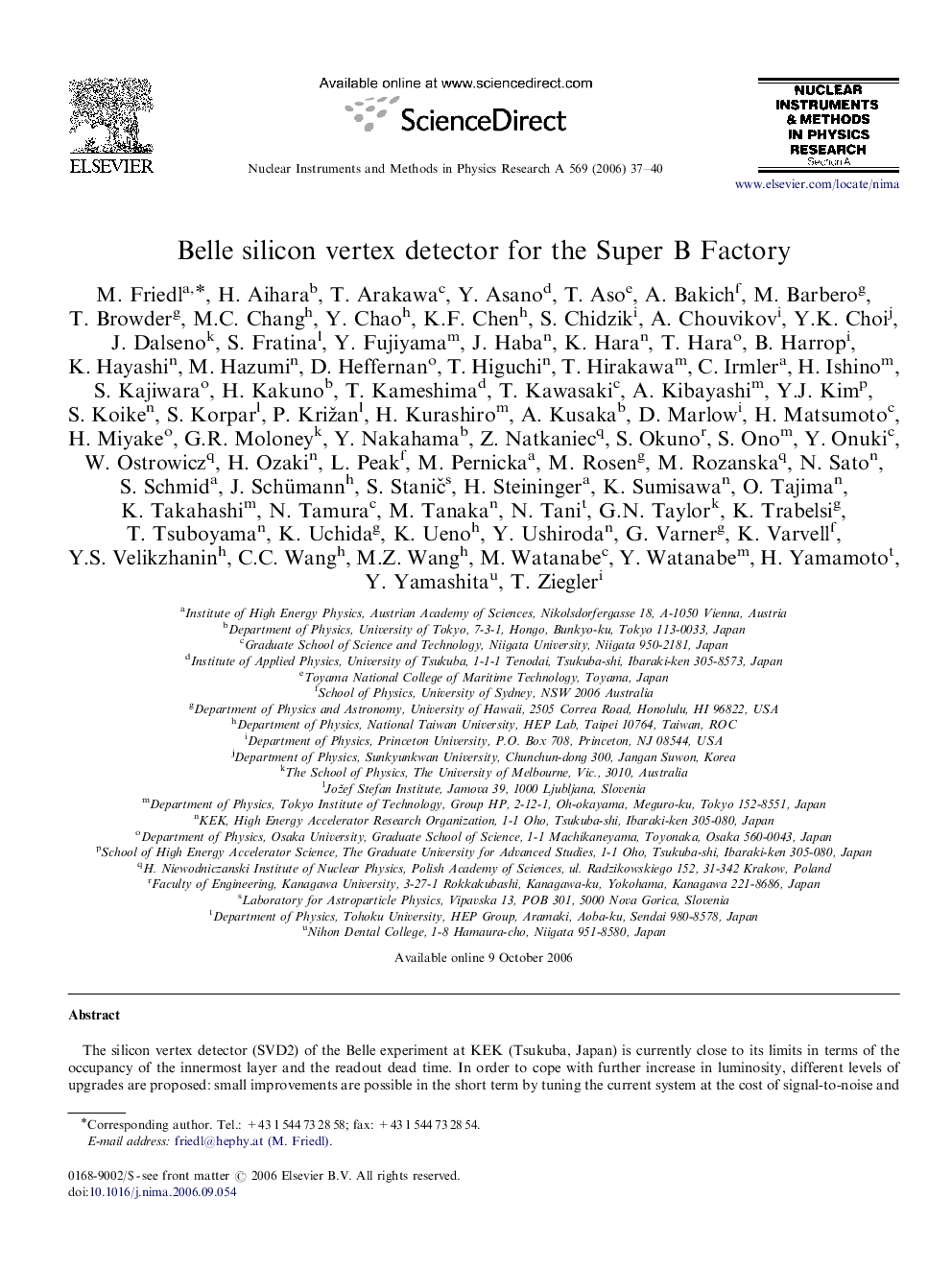 Belle silicon vertex detector for the Super B Factory