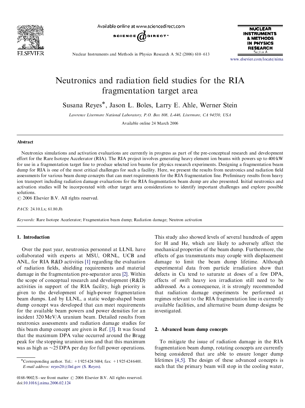 Neutronics and radiation field studies for the RIA fragmentation target area