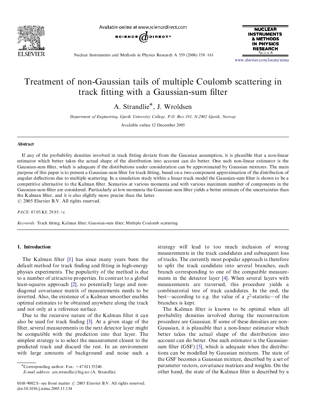 Treatment of non-Gaussian tails of multiple Coulomb scattering in track fitting with a Gaussian-sum filter