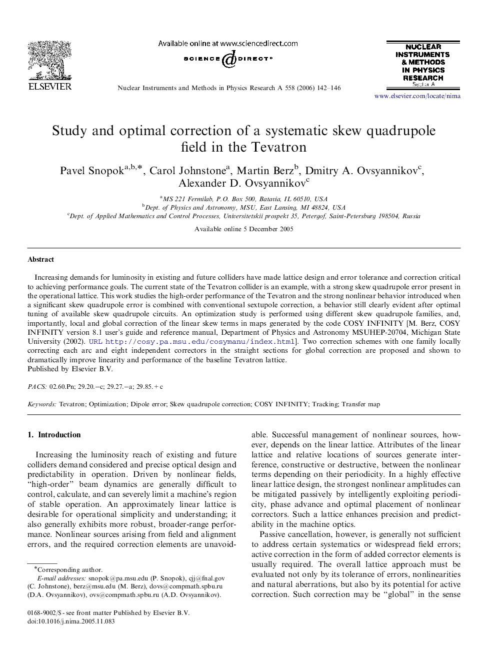 Study and optimal correction of a systematic skew quadrupole field in the Tevatron