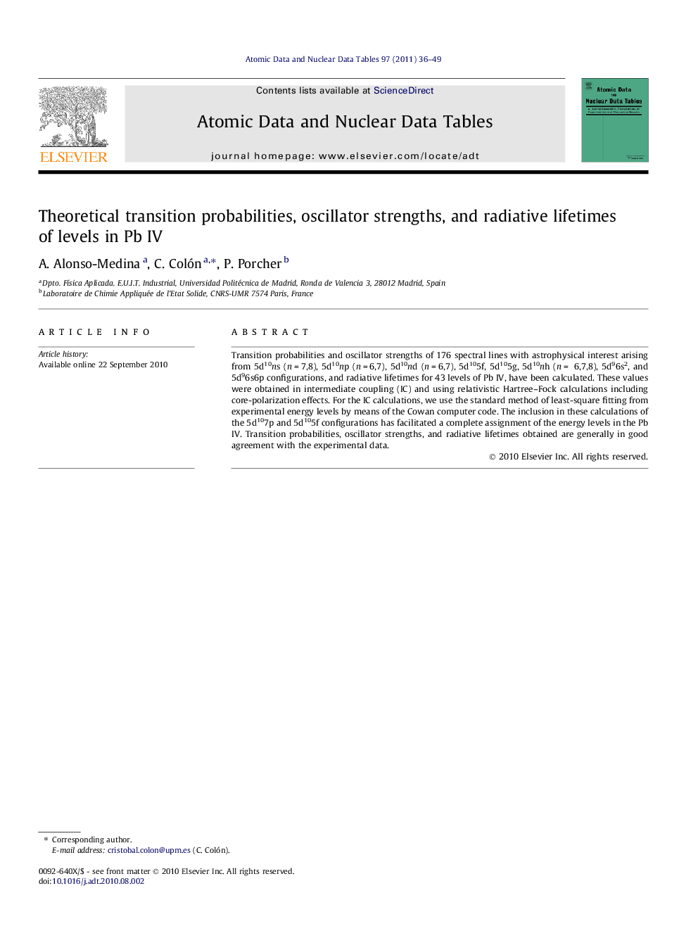 Theoretical transition probabilities, oscillator strengths, and radiative lifetimes of levels in Pb IV