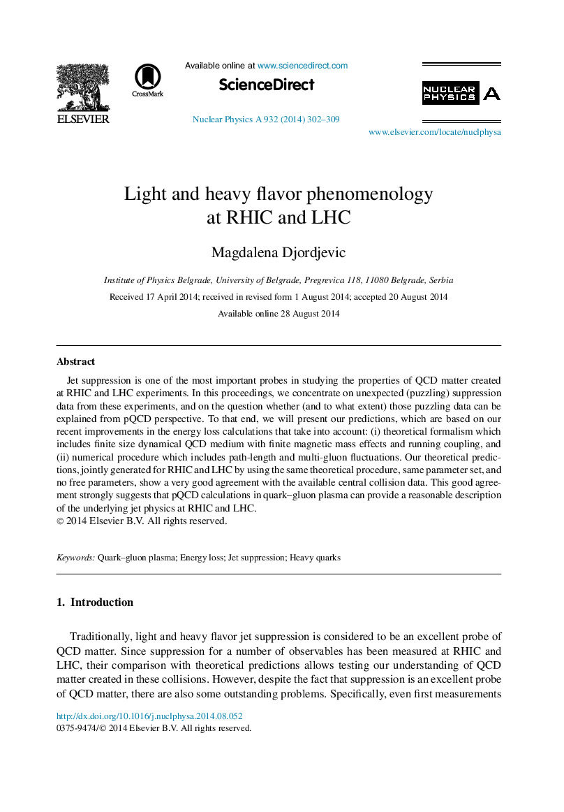 Light and heavy flavor phenomenology at RHIC and LHC