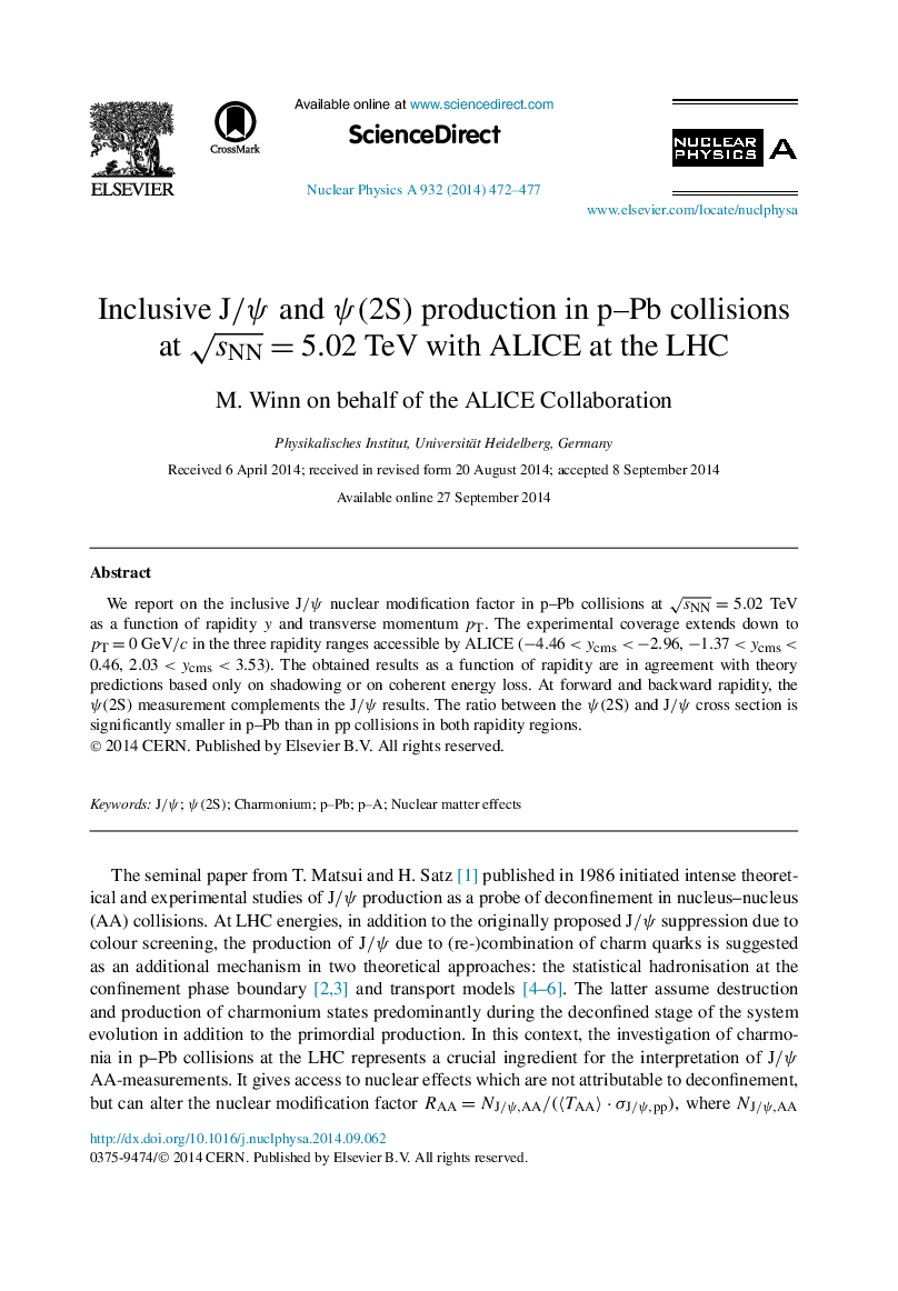 Inclusive J/Ï and Ï(2S) production in p-Pb collisions at sNN=5.02TeV with ALICE at the LHC