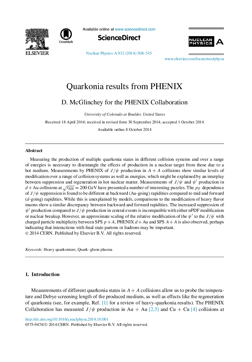 Quarkonia results from PHENIX