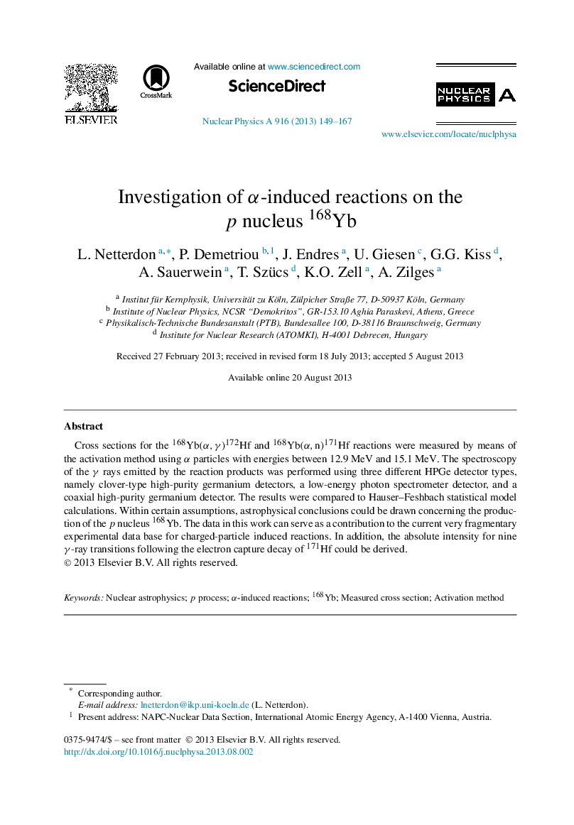 Investigation of α-induced reactions on the p   nucleus Yb168