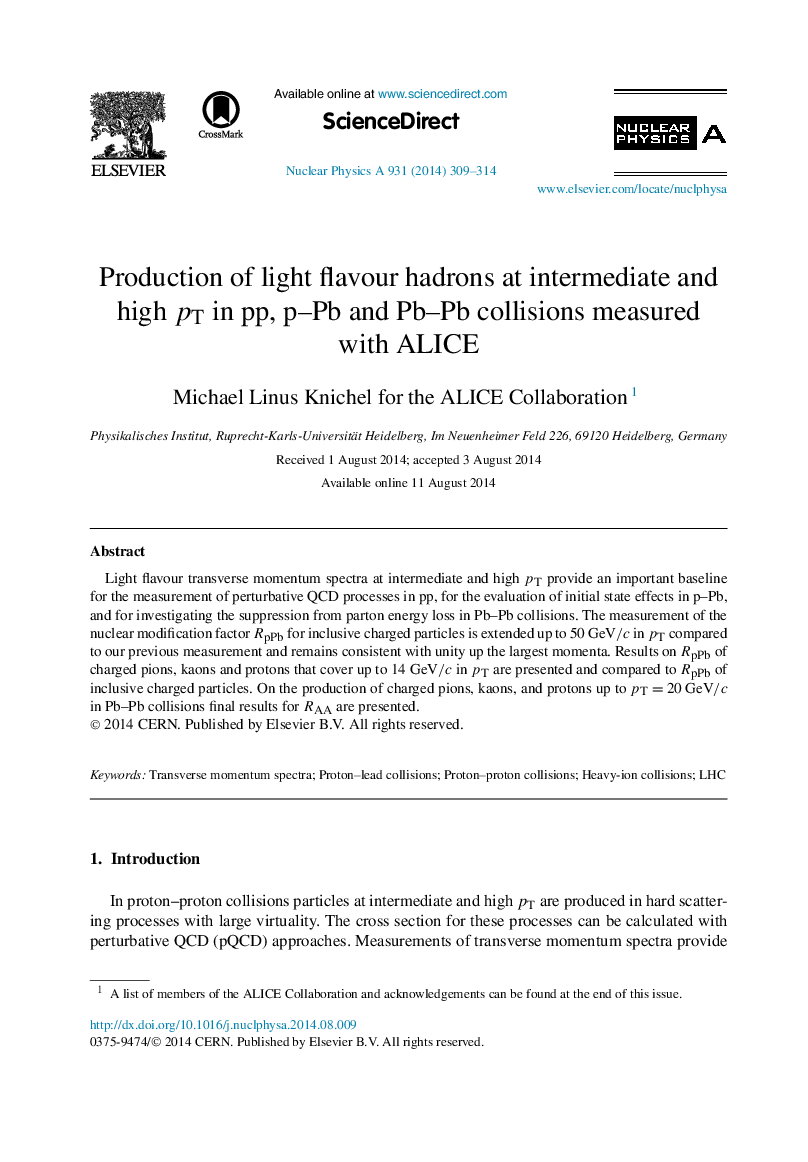 Production of light flavour hadrons at intermediate and high pTpT in pp, p–Pb and Pb–Pb collisions measured with ALICE