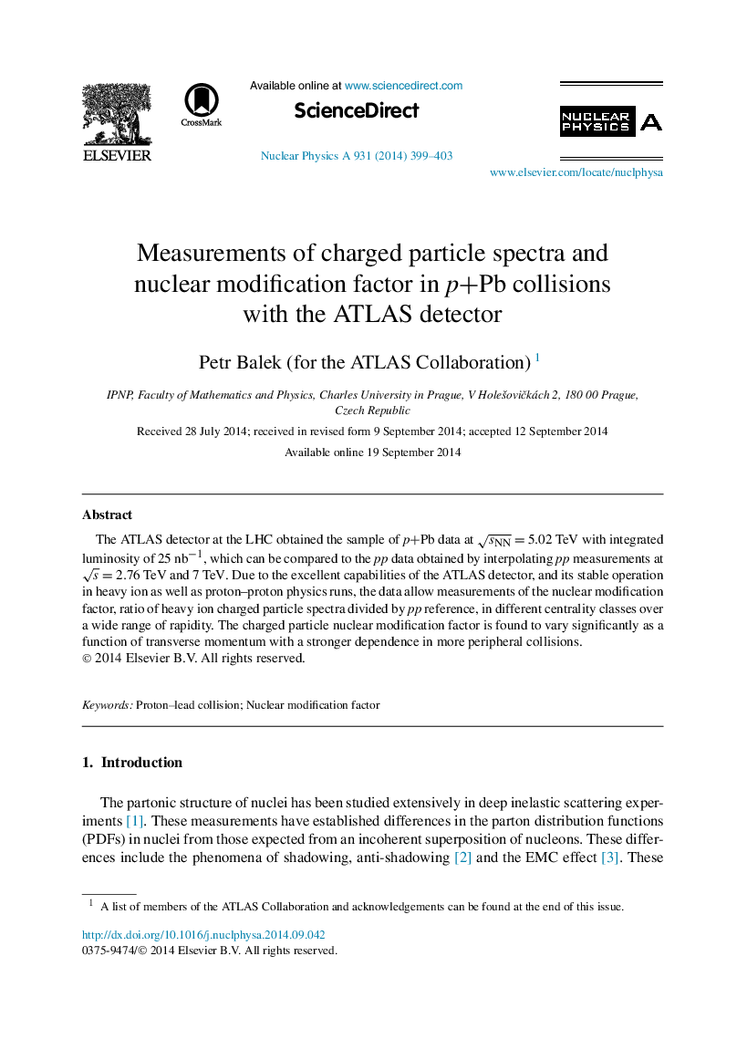 Measurements of charged particle spectra and nuclear modification factor in p+Pb collisions with the ATLAS detector