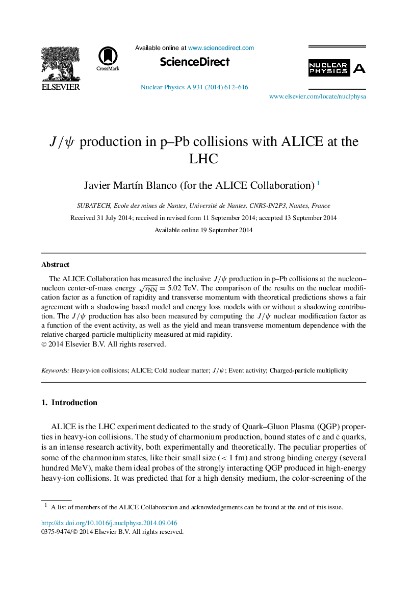 J/Ï production in p-Pb collisions with ALICE at the LHC