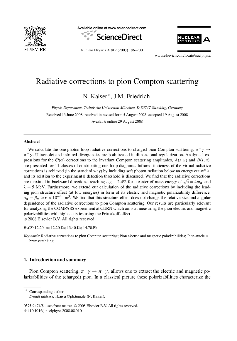 Radiative corrections to pion Compton scattering