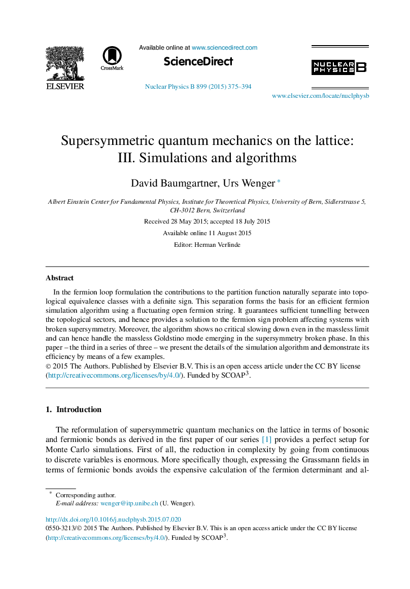 Supersymmetric quantum mechanics on the lattice: III. Simulations and algorithms