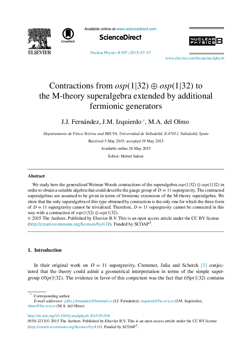 Contractions from osp(1|32)⊕osp(1|32)osp(1|32)⊕osp(1|32) to the M-theory superalgebra extended by additional fermionic generators