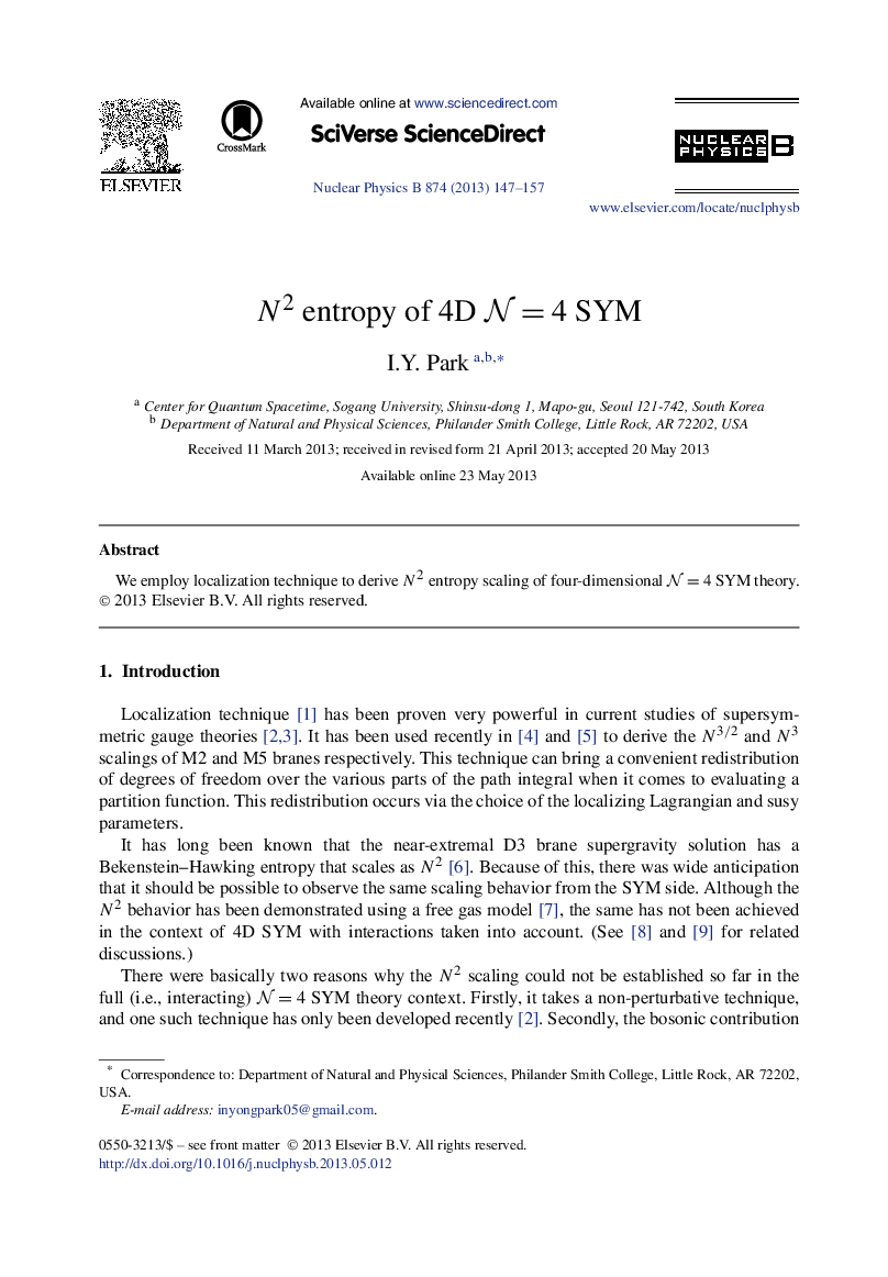 N2 entropy of 4D N=4 SYM
