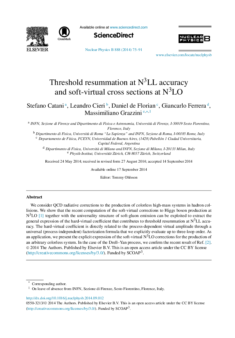 Threshold resummation at N3LL accuracy and soft-virtual cross sections at N3LO