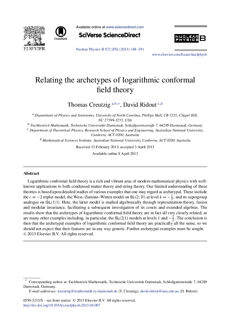 Relating the archetypes of logarithmic conformal field theory