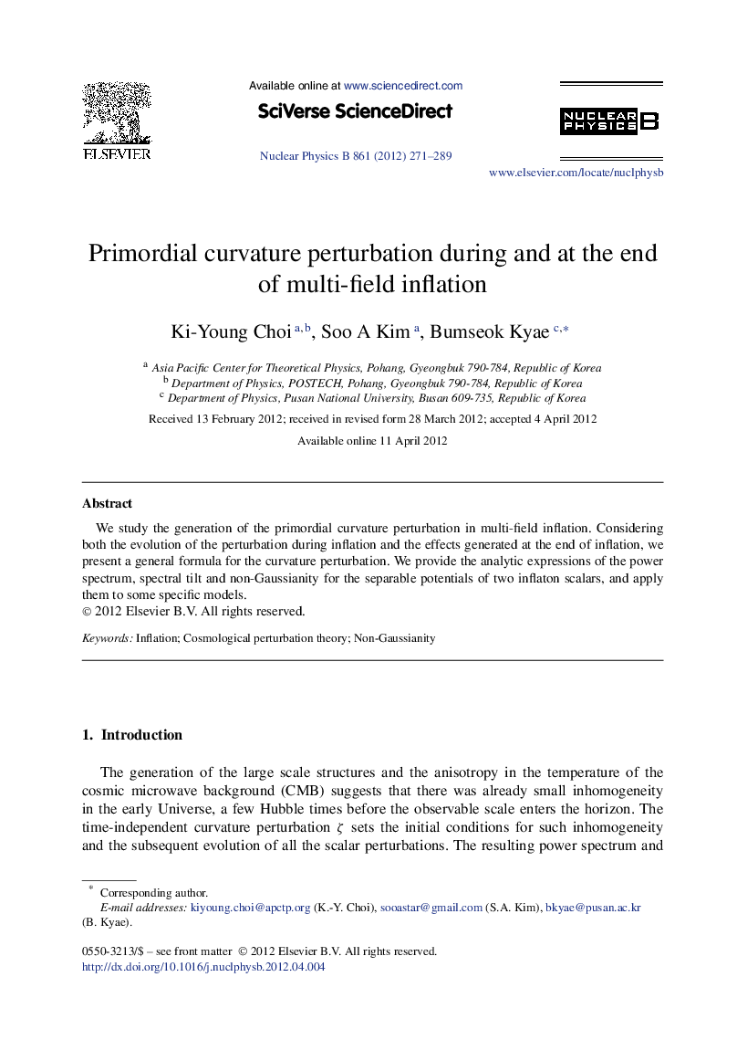 Primordial curvature perturbation during and at the end of multi-field inflation