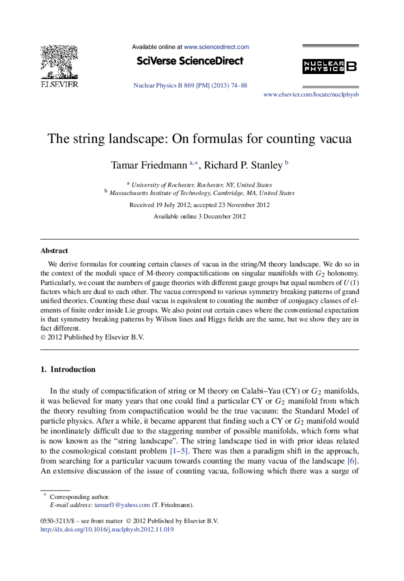 The string landscape: On formulas for counting vacua