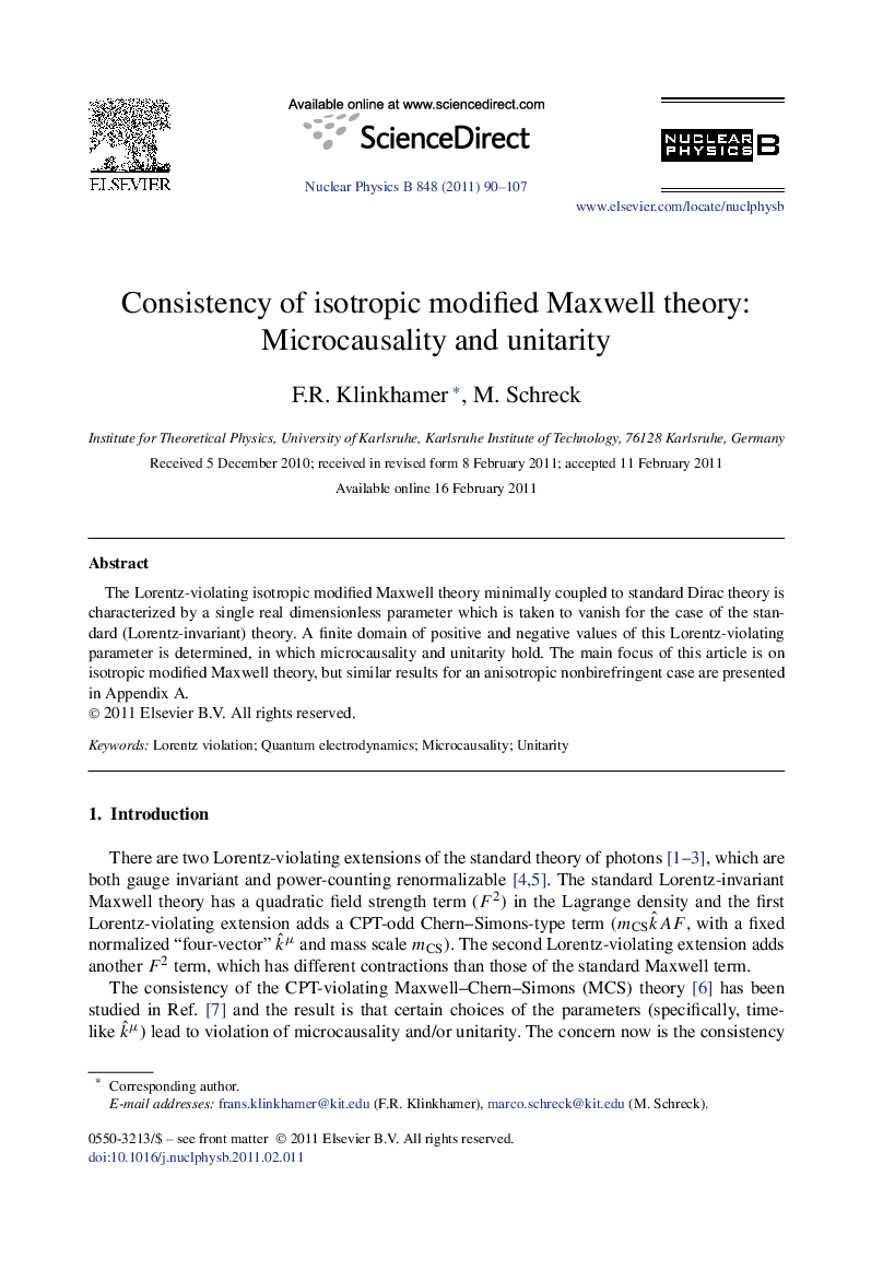Consistency of isotropic modified Maxwell theory: Microcausality and unitarity