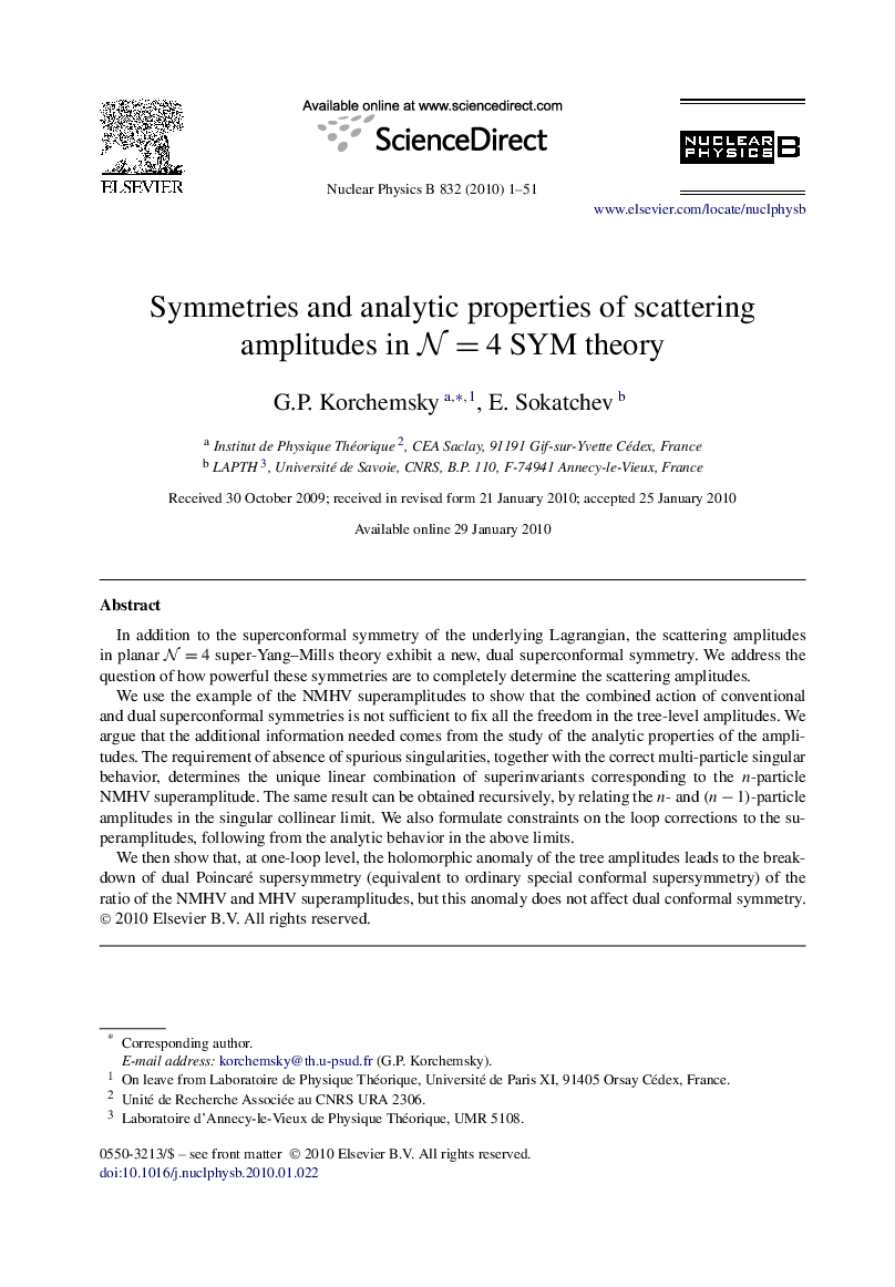 Symmetries and analytic properties of scattering amplitudes in N=4 SYM theory