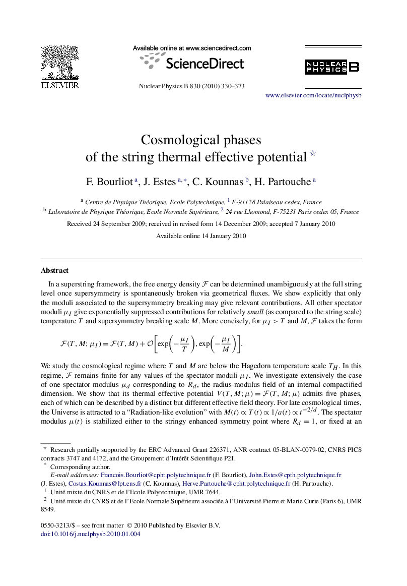 Cosmological phases of the string thermal effective potential