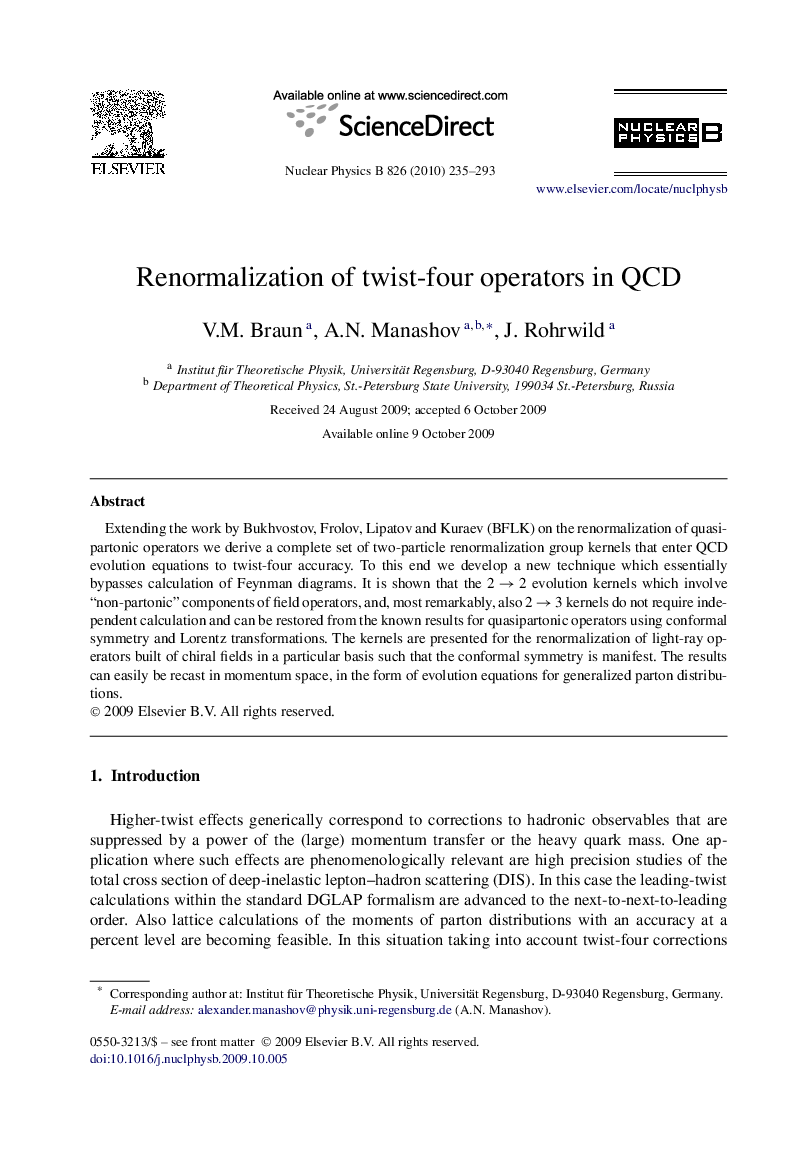 Renormalization of twist-four operators in QCD