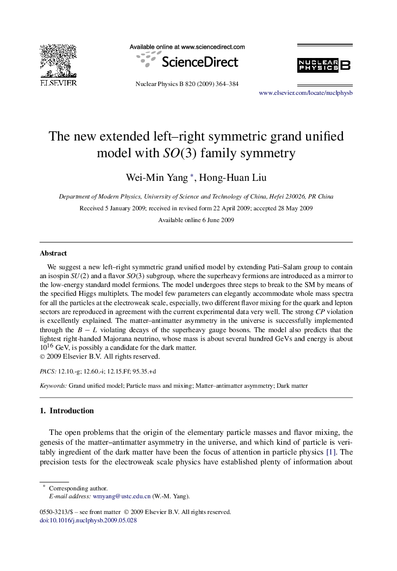 The new extended left-right symmetric grand unified model with SO(3) family symmetry