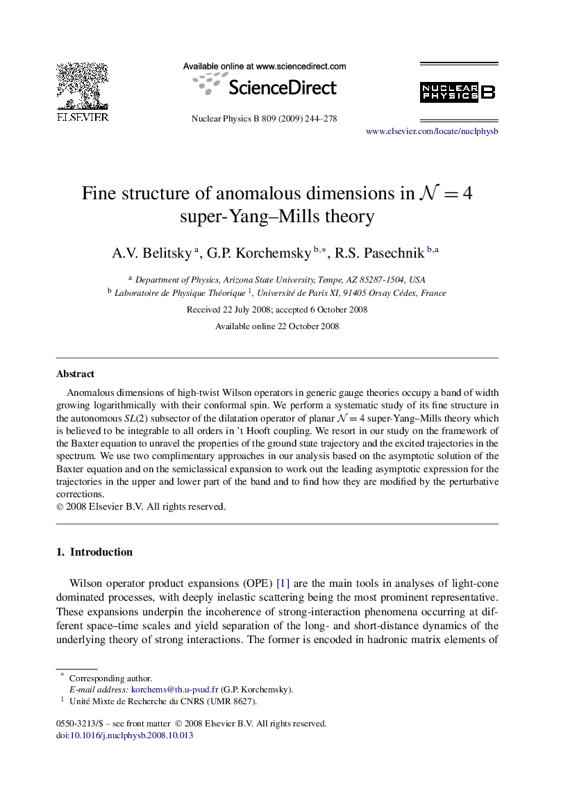 Fine structure of anomalous dimensions in N=4 super-Yang-Mills theory