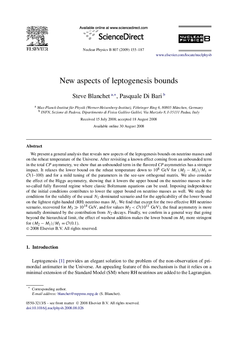 New aspects of leptogenesis bounds